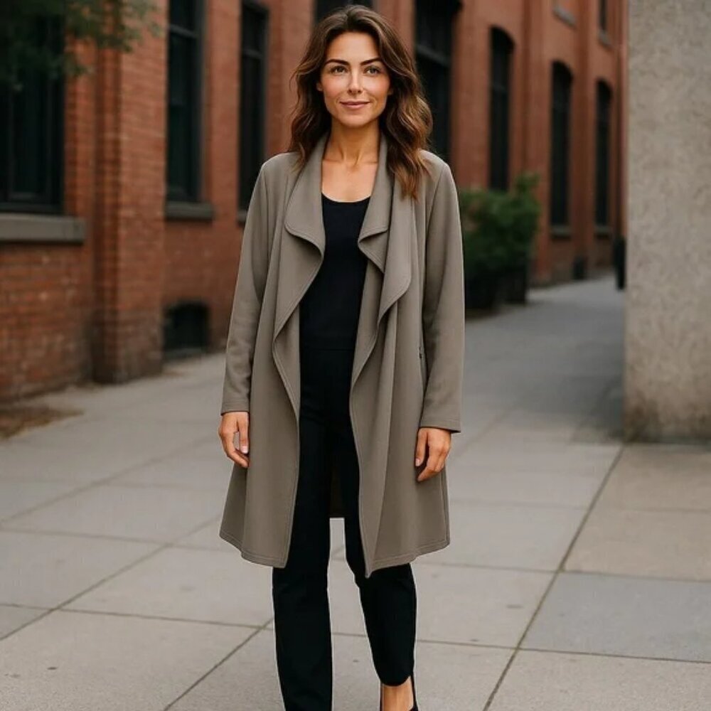 Aritzia Babaton Cormac Lightweight Trench Coat Taupe Size XS